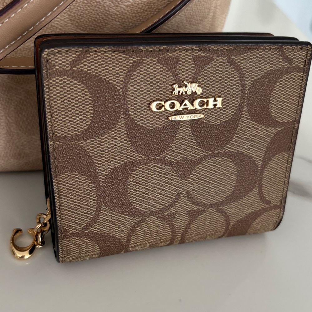 Coach Tan Signature Wallet